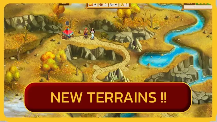 Captura de Argonauts Agency Chapter 3: aldeia agrícola com tarefas por atribuir